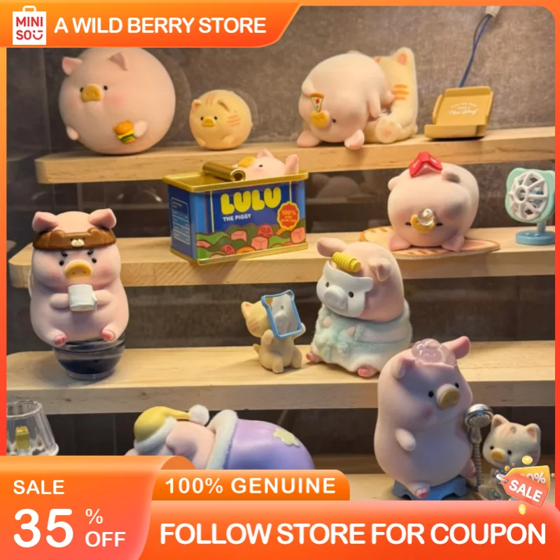 

Lulu The Piggy Stay With You Series слепая коробка консервированная игрушка-свинья Kawaii модель подарок на день рождения для девочек милая коллекция праздничных орнаментов