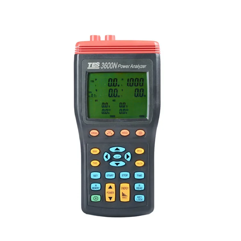 Phase Power Analyzer With Software Power Quality Analyzer Harmonics Power Quality Analyzer TES-3600N