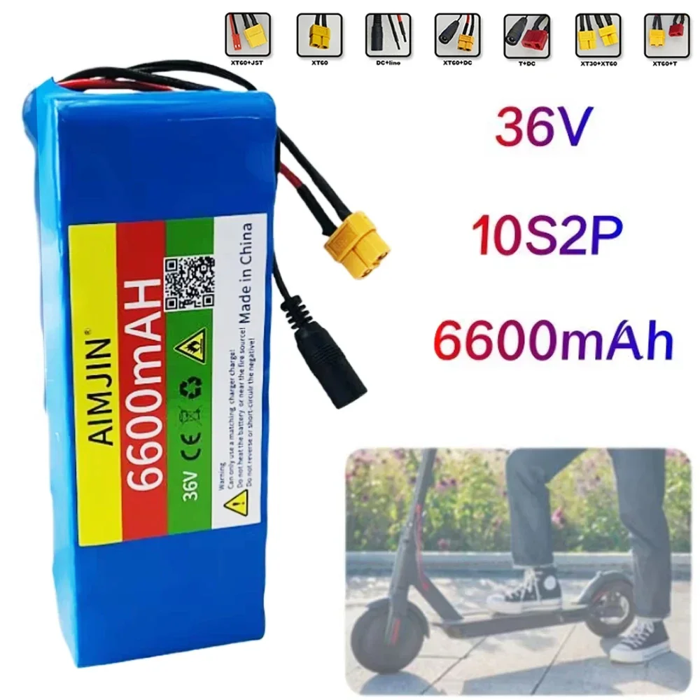 

36v 10s2p Battery 10S2P 36V 6600mAh 36v Electric Scooter Battery Lithium Electric Scooter 500W Electric Scooter Battery