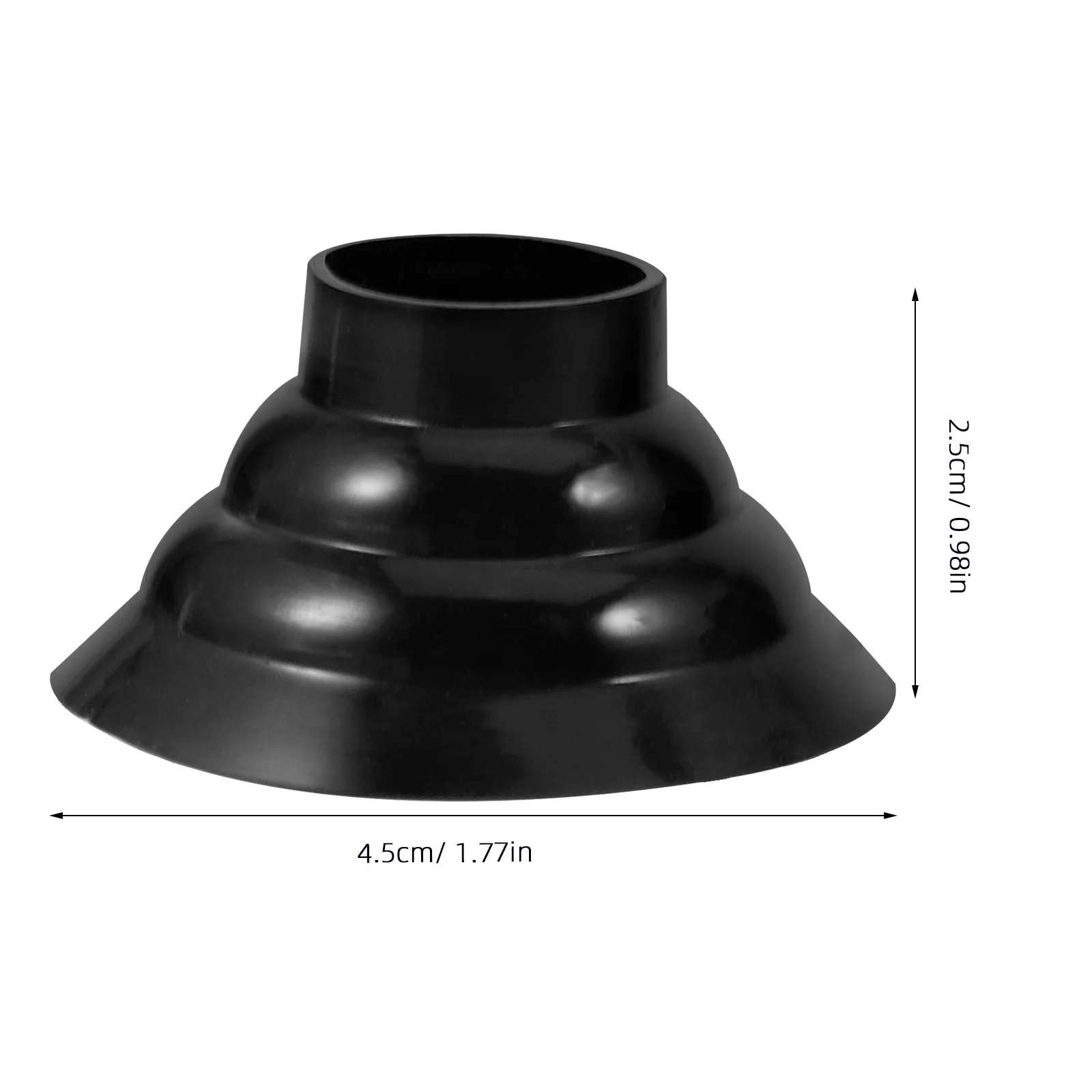 4 قطعة عكاز البلاستيك نهاية الحصير سميكة قصب نصائح استبدال المضادة للانزلاق الرحلات القطب القدم يغطي عصا للمشي ينتهي #2