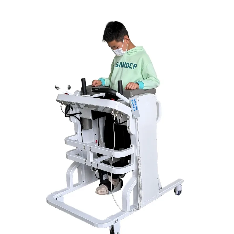 New Lower Limb Exoskeleton Walker for Rehabilitation, Assists Standing and Mobility