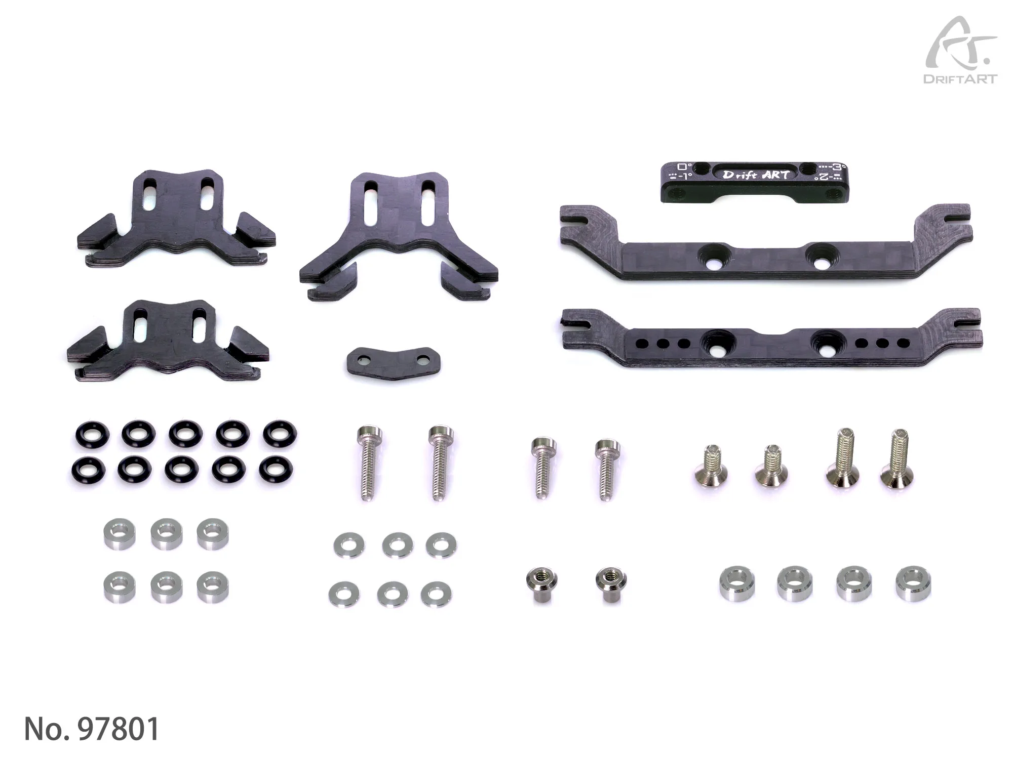 

97801 DriftART New 1/28 Universal Body Mount Set DA4 For kyosho miniz GL Body