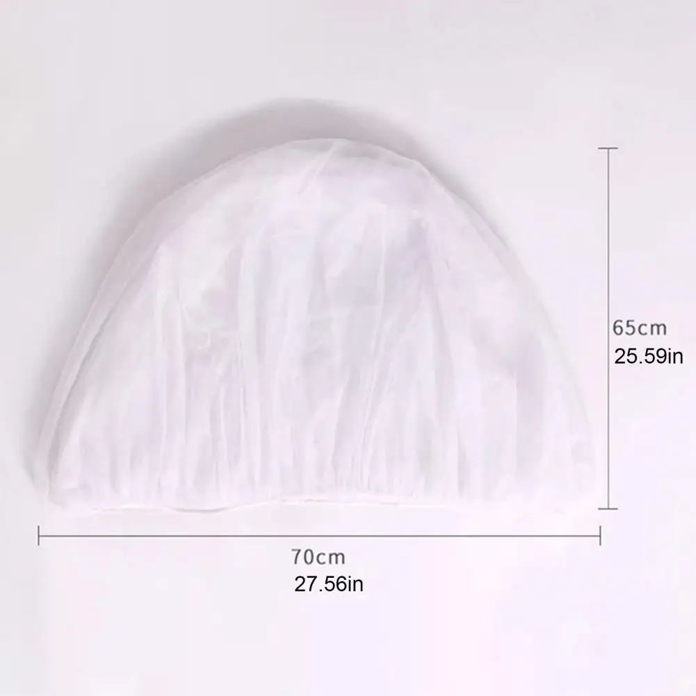 Universal Baby Stroller Mosquito Net Breathable Mesh Protection Cover Foldable Full Cover Stroller Netting with Elastic Band