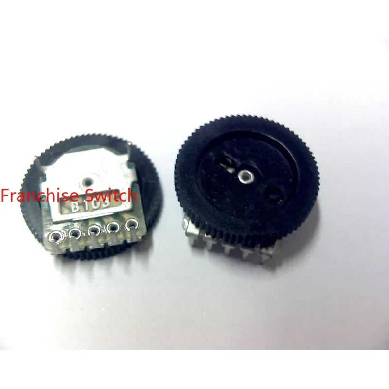 10PCS Radio Computer Speaker Potentiometer B103 B503, 16MM In Diameter, 2MM  Thickness, Duplex Five Pin