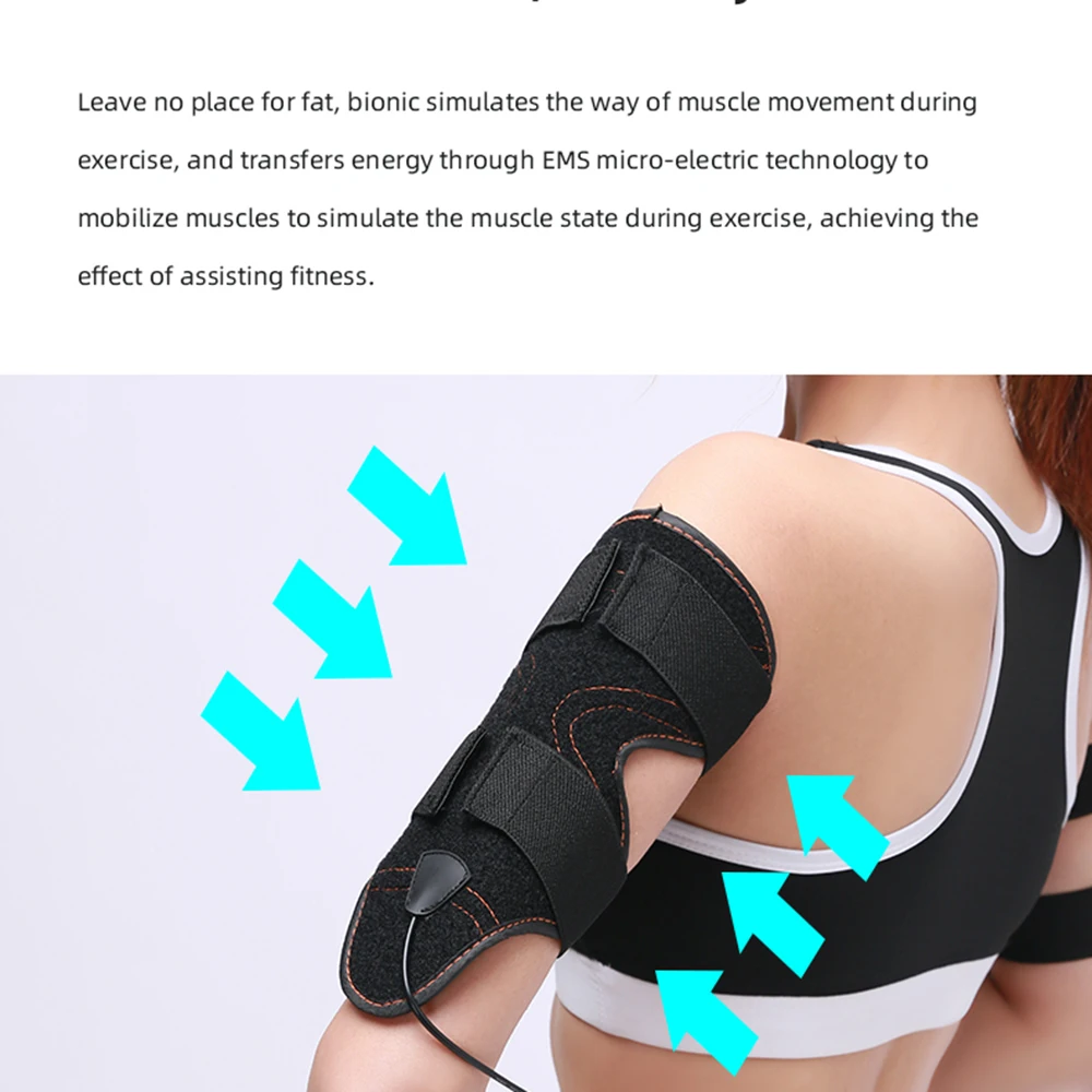 NEW EMS Arm Slimming Belt EMS Abdominal Trainer Indoor Girls Bodybuilding Exercise Weight Loss Thigh Calf Home Fitness Equipment