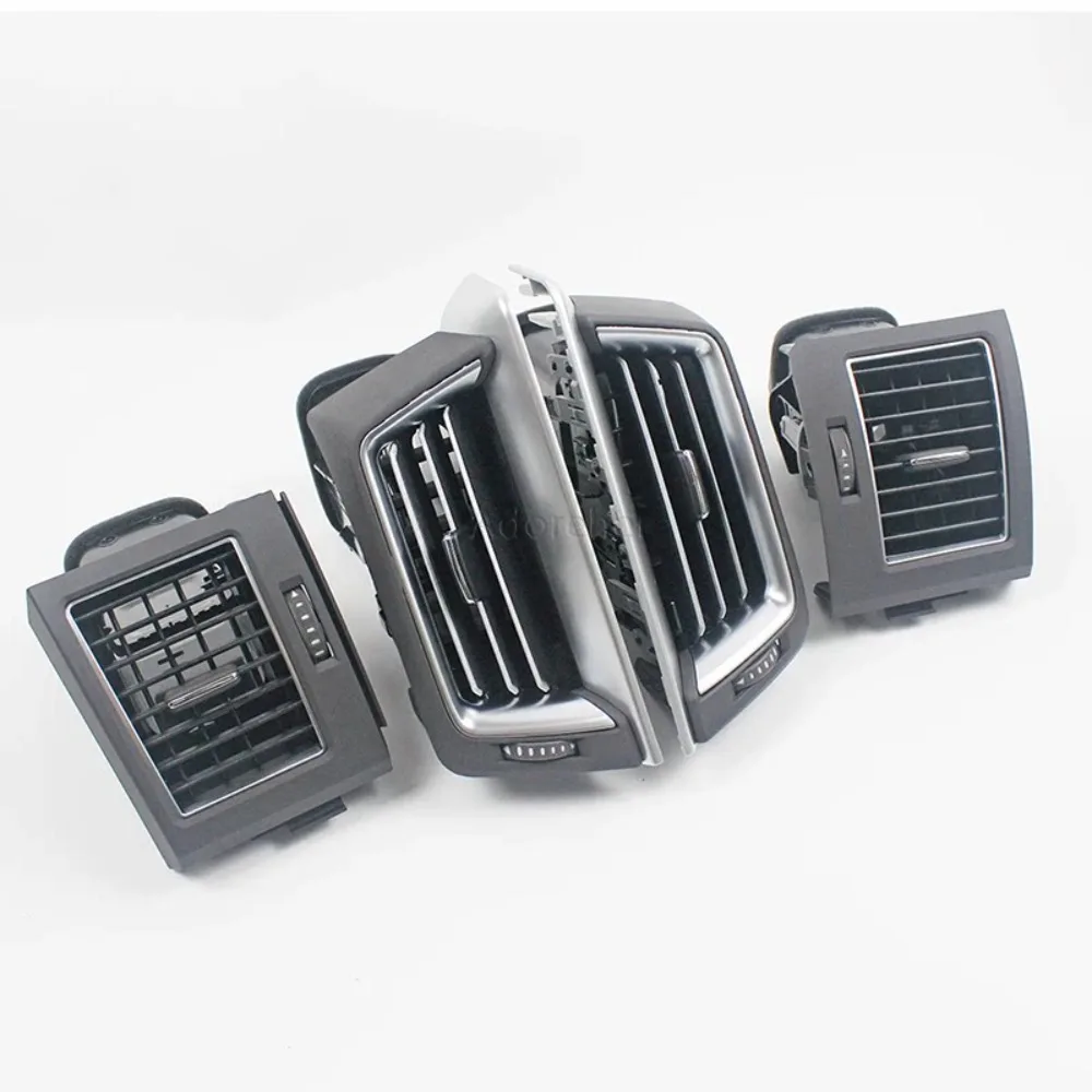 Car Vents Center A/C Dash Air Vent Assembly Console Outlet Insert Frame for Toyota Land Cruiser 200 LC200 16-21 Air Vent Grille