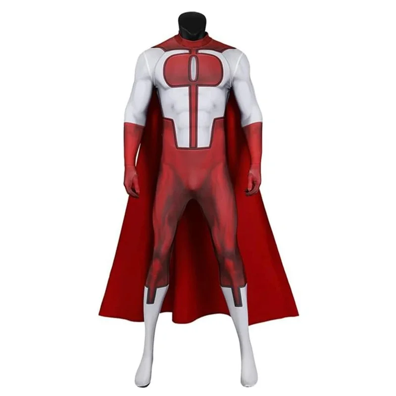 Mortal Kombat-Cosplay invincible Omni-Nolan Grayson, mono con capa, disfraz Zentai para hombre y adulto, accesorios para fiesta de Halloween 5f
