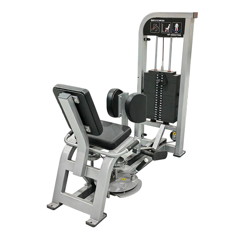Commercial Gym Leg Hip Strength Training Force Semi-Elevation Hip Abductor Adductor Leg Hip Roll Machine