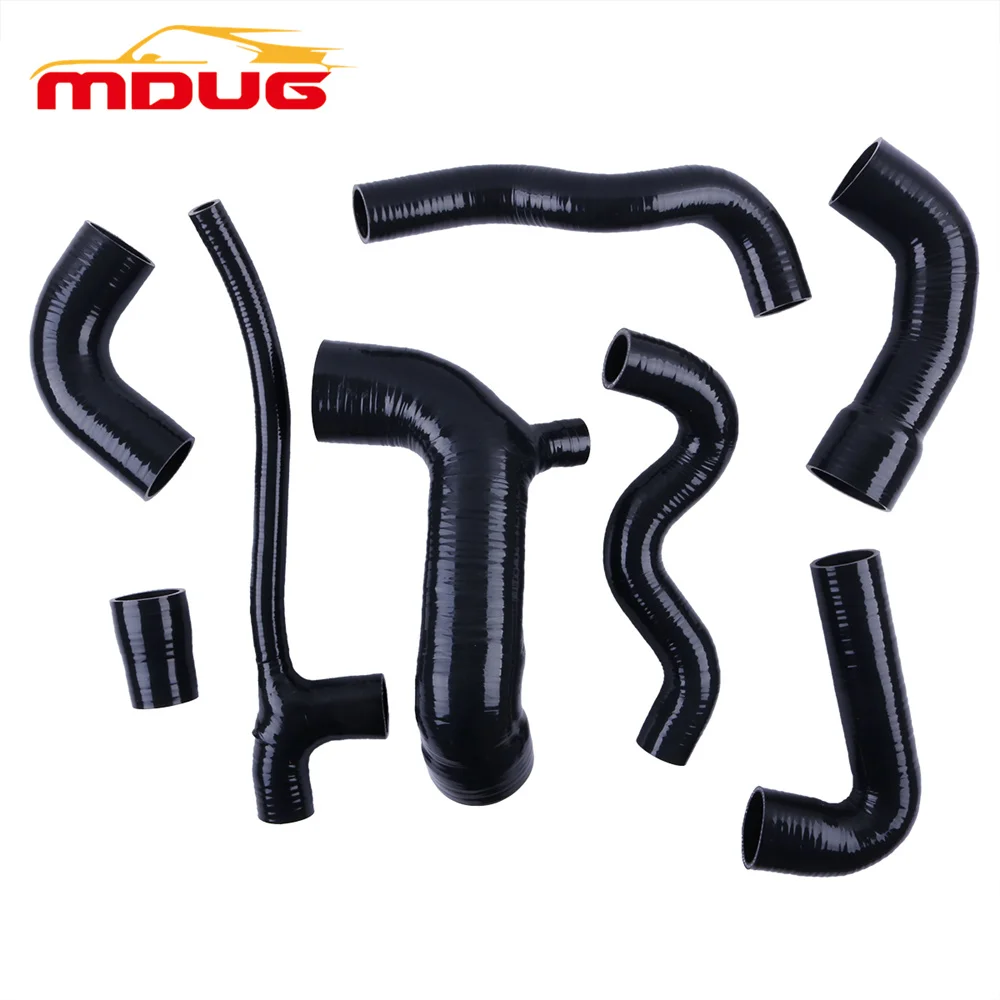 Fit for Fiat Uno Turbo i.e 1.4 MK2 1989-1955 Intercooler+Radiator+Air Intake Hose Silicone Tube