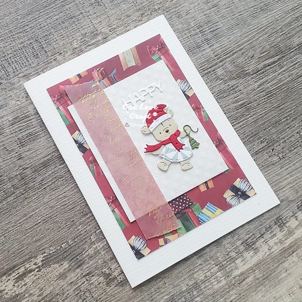 Catlove Niedliche Weihnachtstiere Metall-Stanzformen Scrapbooking-Schablone Stanzwerkzeug für Kartenherstellung DIY-Handwerk Prägung Neue Stanzformen – Detail 40