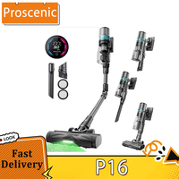 Proscenic P16 Cordless Stick Vacuum Cleaner, 550W/50KPa High-Power, Foldable Tube, GreenEye Technology, Anti-Tangle Brush
