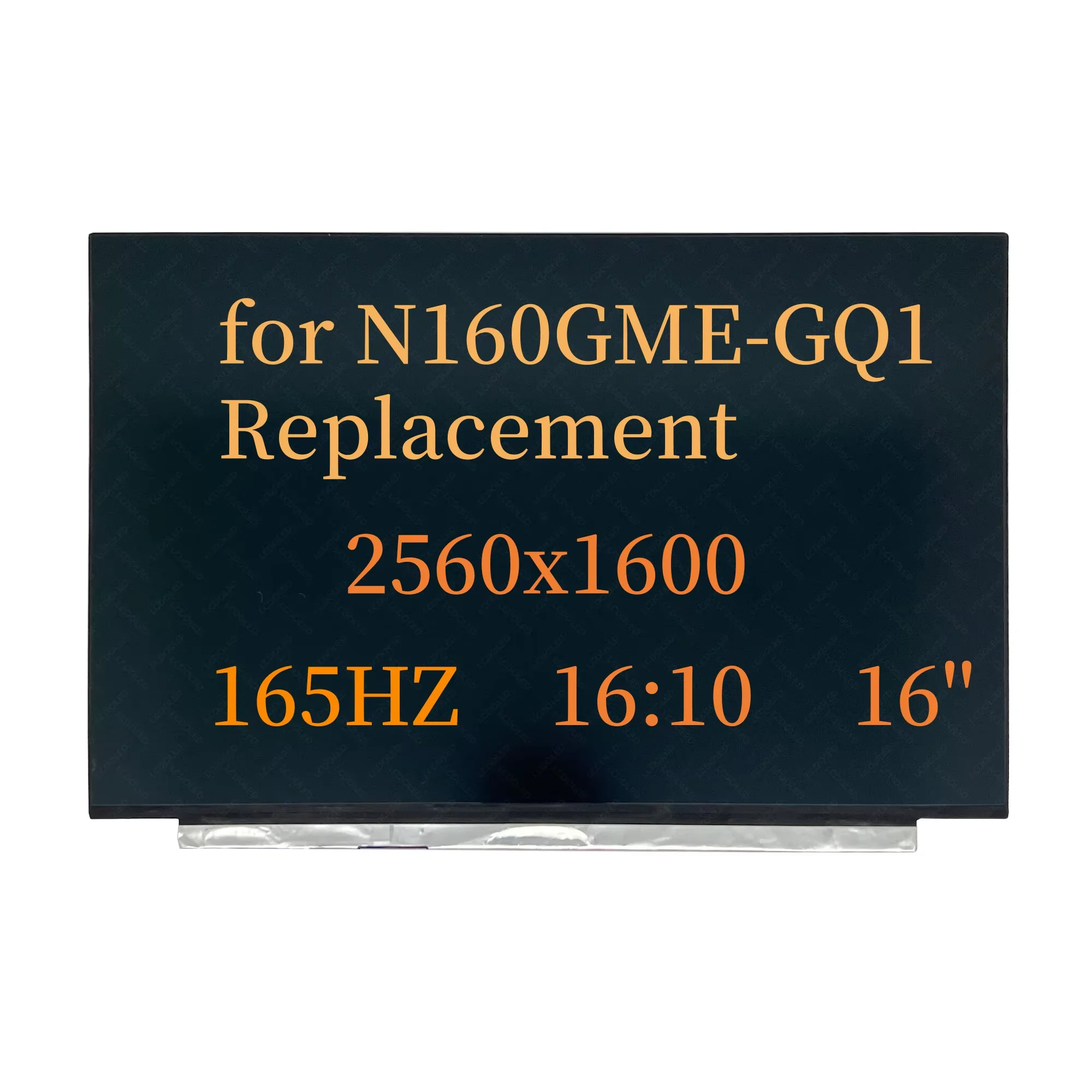 16'' 16:10 165Hz QHD LCD Display IPS Panel Screen N160GME-GQ1 Replacement 2560x1600 40pins