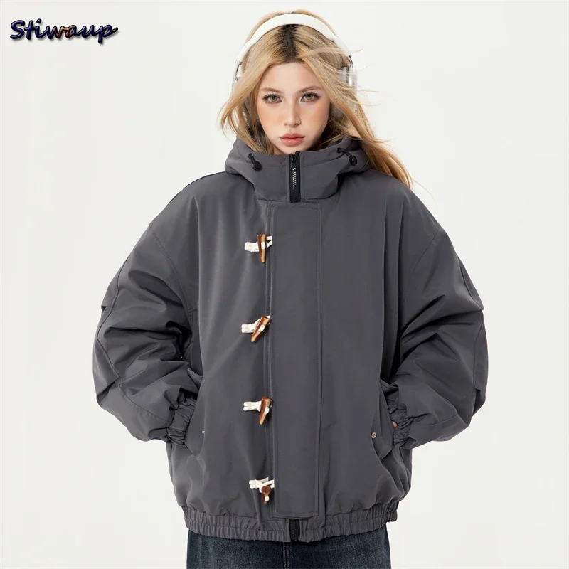 Women's Winter Down Jacket with Hood Female Winter 2025 New in Coats & Jackets Warm Lightweight Padded Women High Quality Coat