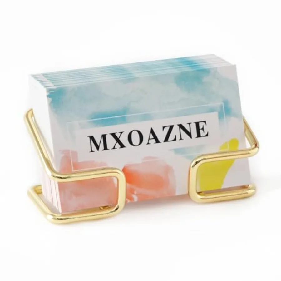

Business Card Holder for Desk, Business Card Holder Display Stand, Modern Business Card Organizer, Desktop Business Card Holder