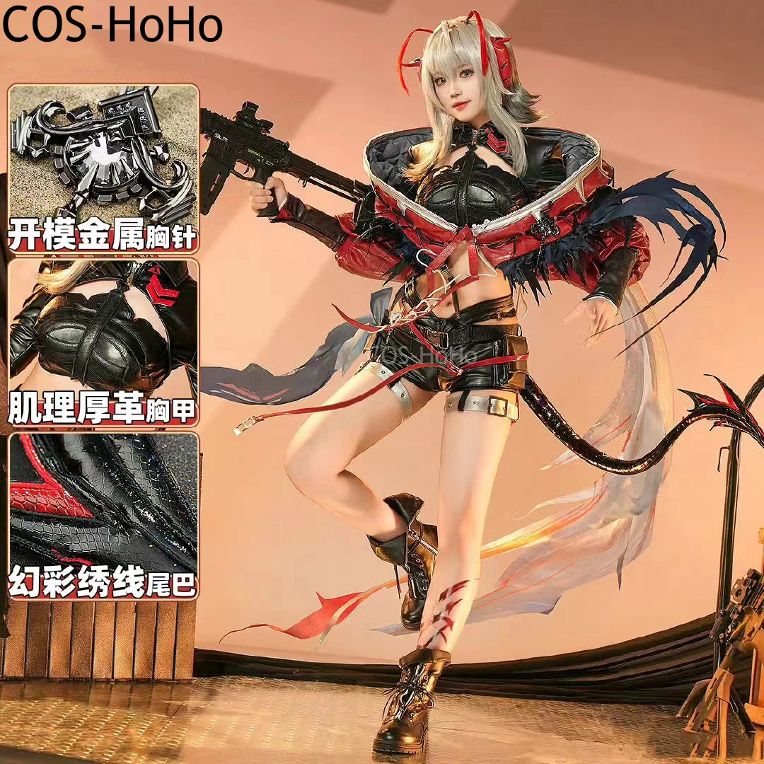 

COS-HoHo Arknights W Fifth Anniversary Game Suit Sexy Lovely Uniform Cosplay Costume Halloween Party Role Play Outfit Women