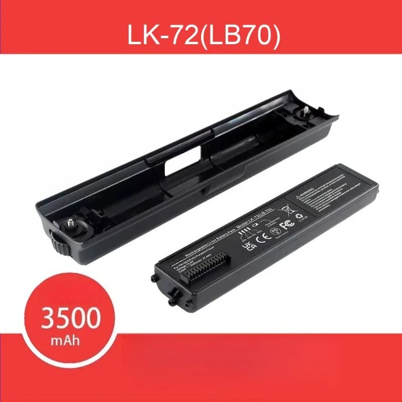LK-72 LB-70 10.8V 3500mAh 37.8Wh Replacement Li-ion Battery for Canon for PIXMA TR150 TR160 TR163 Portable Printer Battery