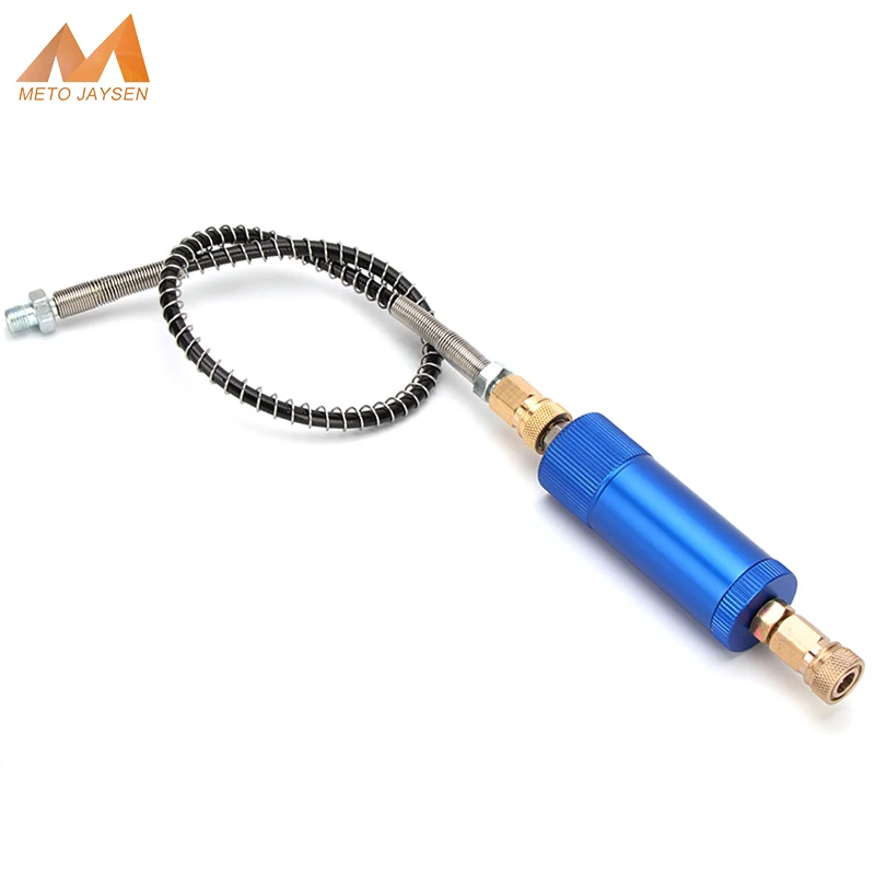 Air Compressor High Pressure Hand Pump Filter Blue Water-Oil Separator M10x1 8MM Quick Connector Hose Filtering Cotton Element