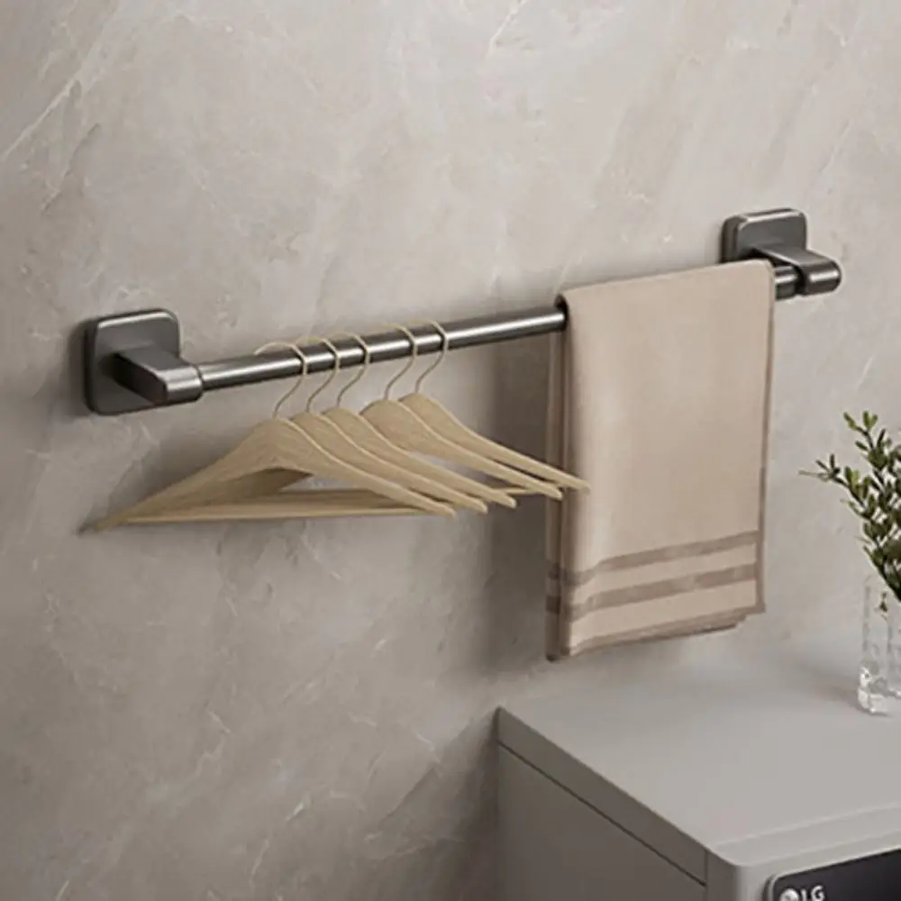 

Good bearing capacity No-punch towel bar Save space multi-purpose Towel rack Space aluminum rust-proof Wall shelf kitchen