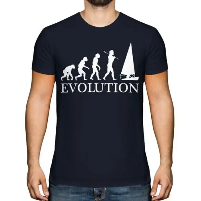Navigation Evolution Of Man Men's T-Shirt Top Boat Gift