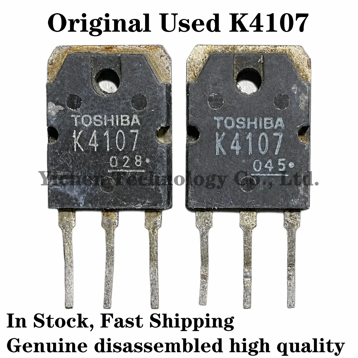 10-20pcs Original disassembly Transistor K4107 2SK4107 15A500V TO-3P In Stock