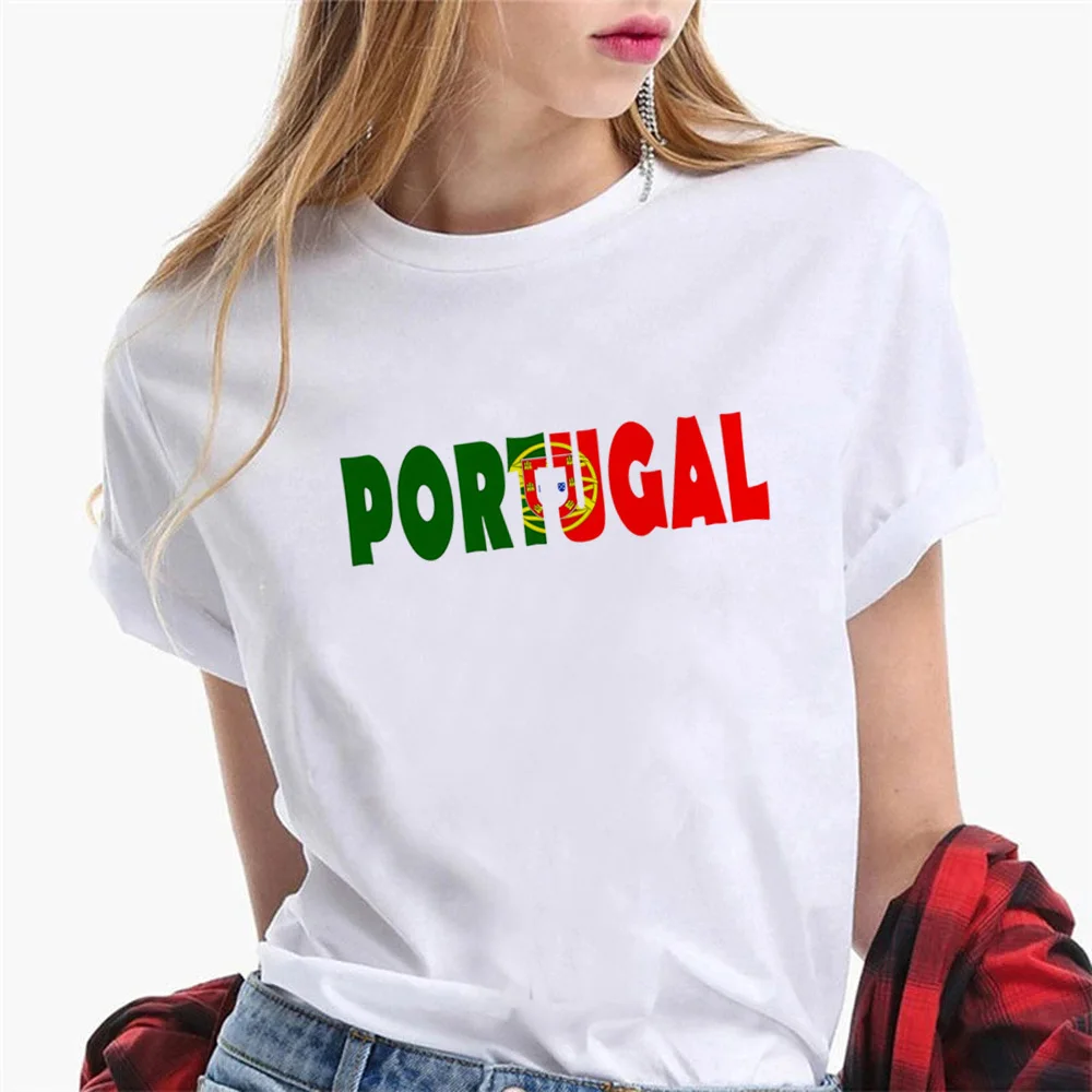 Portugal t-shirts women summer streetwear funny t shirt female graphic funny y2k clothes