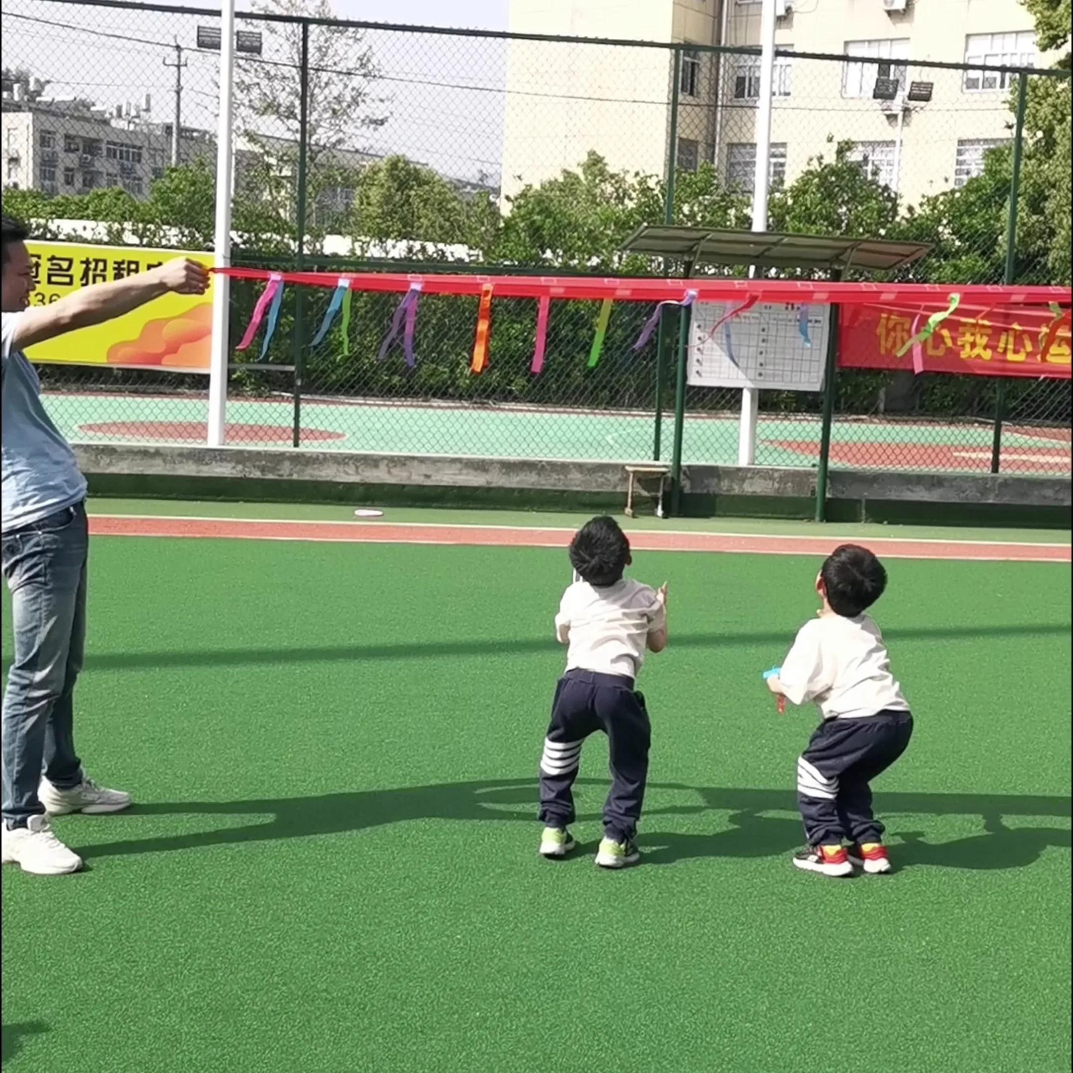 Children's Sensory Training Outdoor Games for Kids to Improve Jumping Ability and Body Coordination Parent-child Outdoor Sports