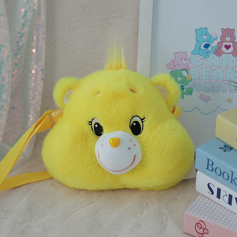Care Bears – sac à bandoulière en peluche de dessin animé, sac à bandoulière de poupée en peluche, sac de rangement pour filles, cadeau de vacances parfait