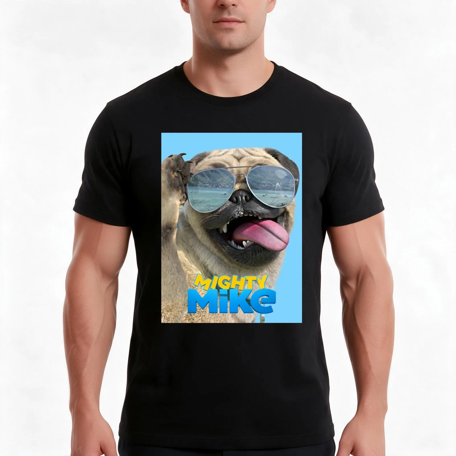My Favorite People Mighty Mike Gift For Fan T-Shirt, Summer Casual Cotton Tee, Oversized Streetwear Tops, Vintage Graphic Print