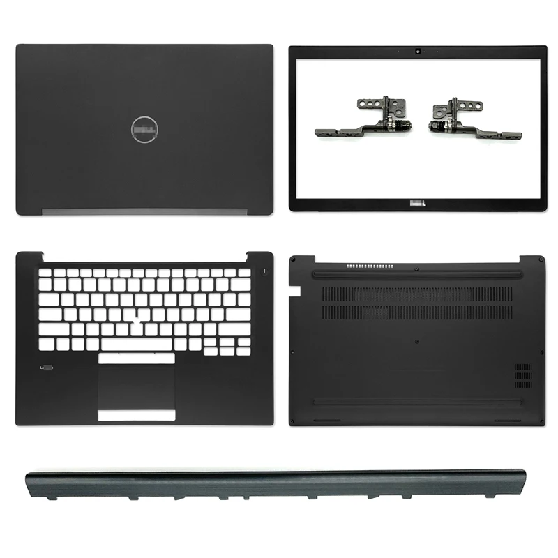 

Новинка для ноутбука Dell Latitude E7490 7490, задняя крышка ЖК-дисплея/Передняя панель/петли/Крышка шарнира/Упор для рук/Нижняя крышка Non Touch Black