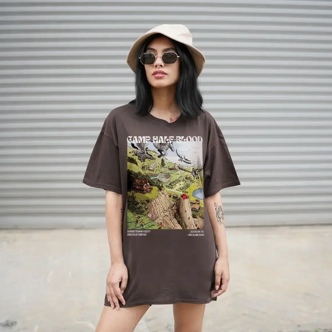 Camp Half Blood Percy Jackson Artwork T-Shirt