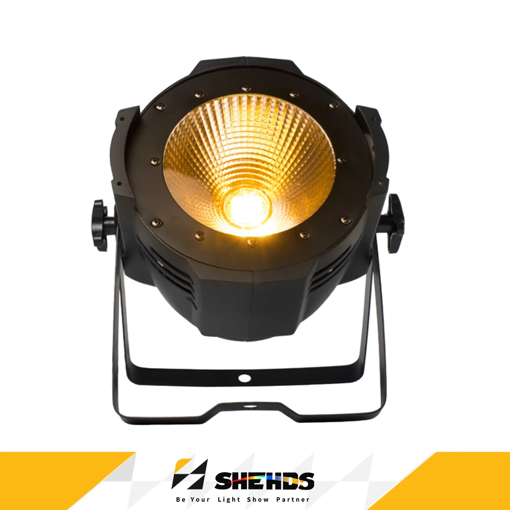 SHEHDS Aluminum LED Par Light COB 200W Warm Cool White Lighting DMX512 Light Disco Live Music Performance Church