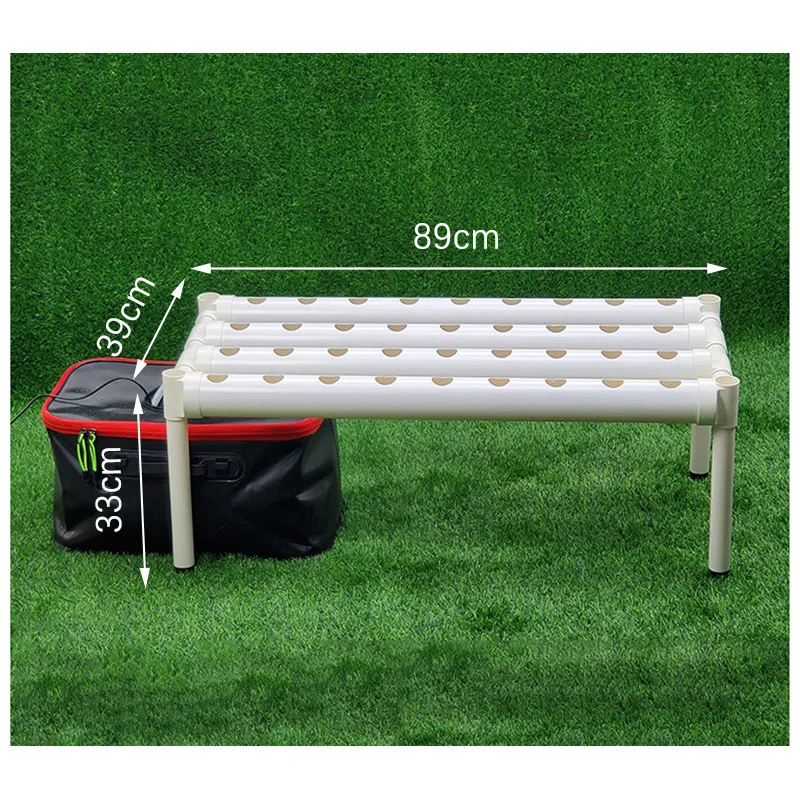 Factory pot vegetable growing tool, pipeline hydroponic vegetable planting rack for home balcony, flat spread hydroponics