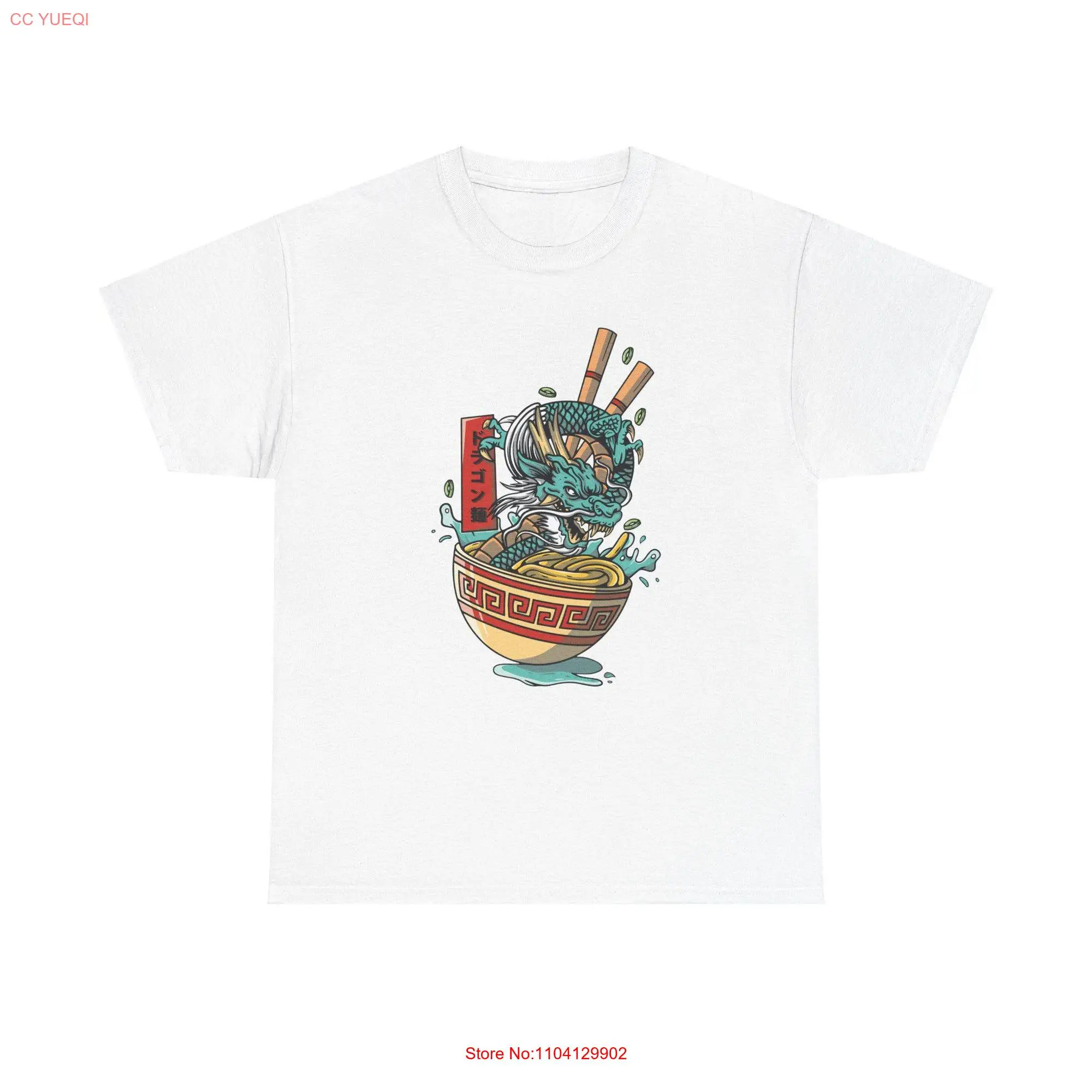 Dragon X Ramen Heavy Cotton T Shirt long or short sleeves