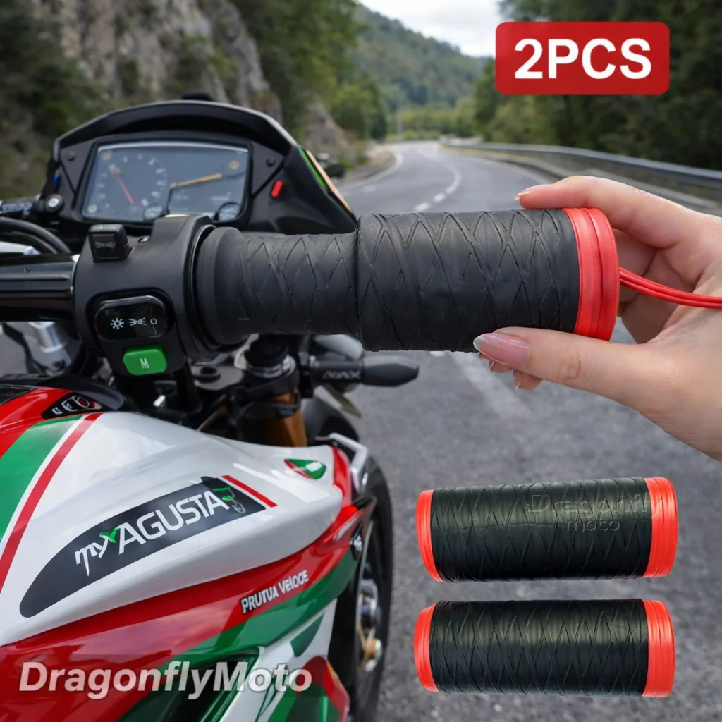

Motorcycle Silicone Handlebar Cover For MV Agusta 675 800 Brutale 800 1000 Turismo Veloce RC Self Shrinking Non-Slip