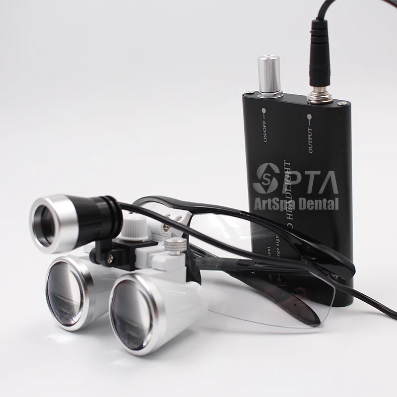 High quality 3.5X420mm Portable Dentist Surgical Medical Binocular Dental Loupe Optical Glass