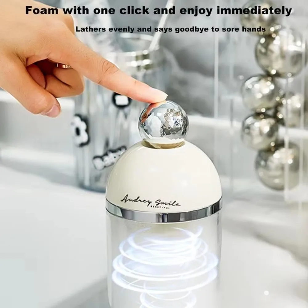 Large Capacity Automatic Foaming Maker Mini Waterproof Electric Aerator Soap Pump Foam Dispenser Facial Cleaner Soap Dispenser