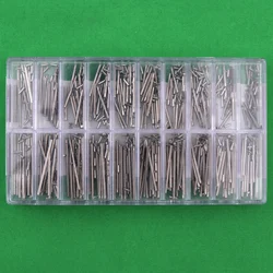 300pcs stainless steel burkle spring bar split pin, tight nail, watch chain screw, watch bolt, ear rod, watch repair tool