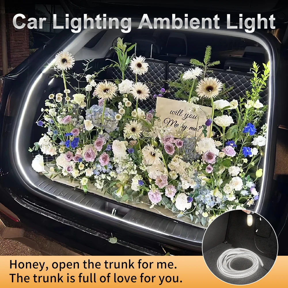 Dynamic Flowing Rear Trunk Light For Tesla Model Y 2025 2026 Juniper 2020-2024 Model 3 Highland 2024 2025 2026-2023 LED Strip