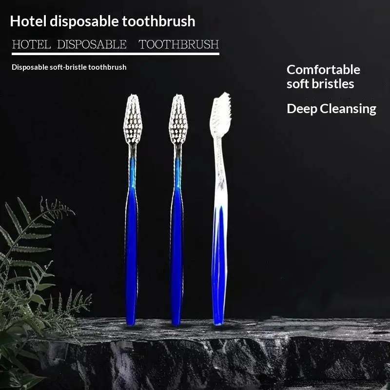 Disposable Travel Toothbrushes 30 Count Individually Wrapped Soft Bristles Portable Toiletries for Camping Hotel Trip