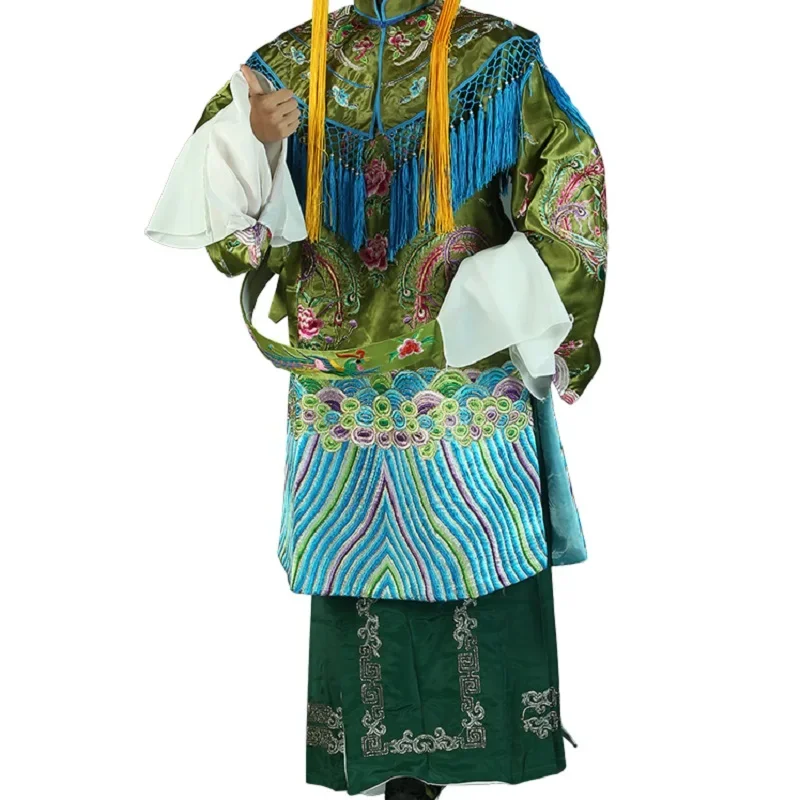 أوبرا بكين الملابس المتخصصة الدراما الجدة رداء الإمبراطورة Dowager فينيكس الملابس Yue Opera She Taijun ملابس الأداء المرحلة