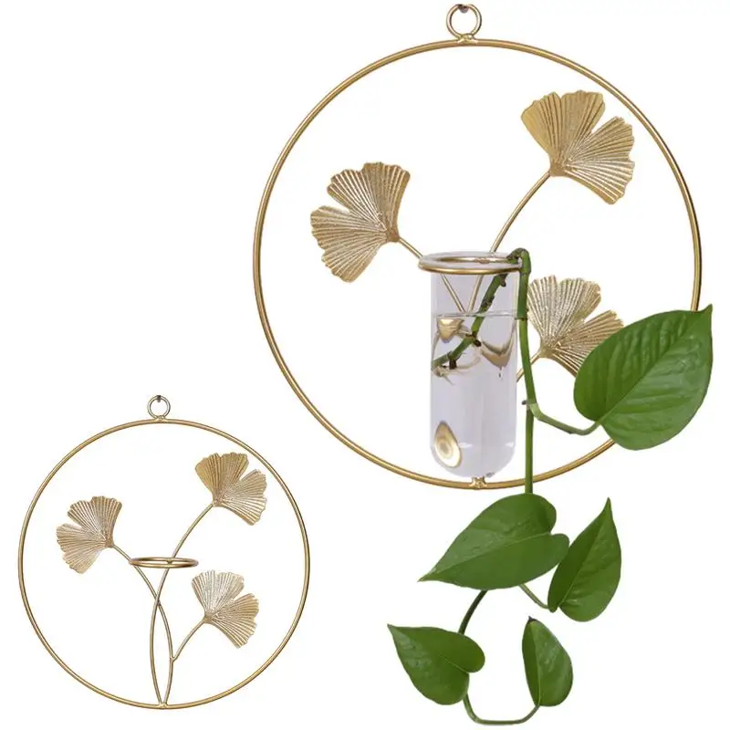 Wall Planter Frame For Indoor Plants Wall Vases For Plants Indoor With Metal Frame Decorative Plants Container Art Decoration