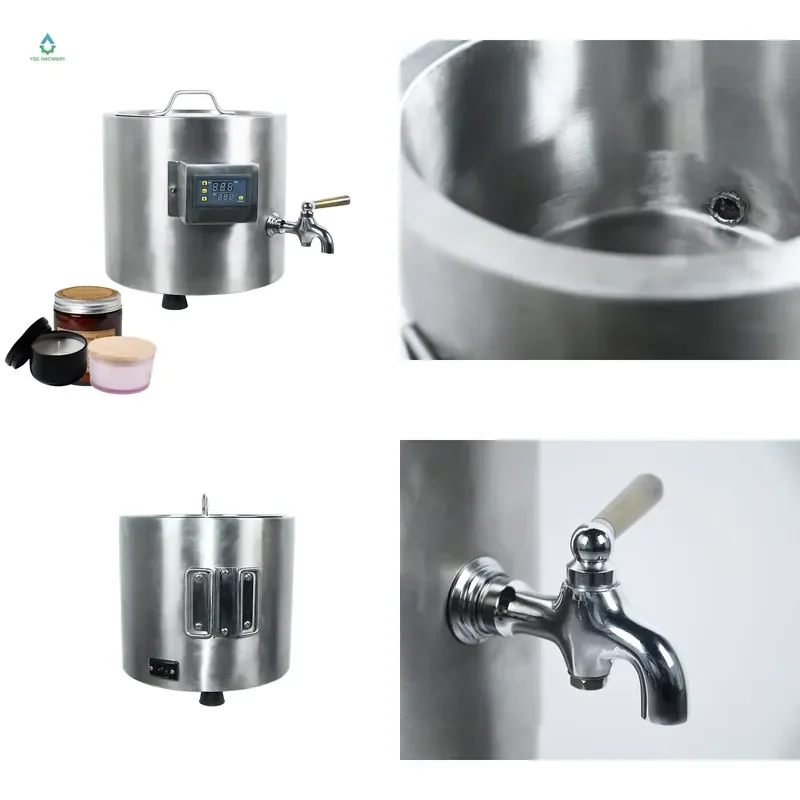 

2026 CE New Arrival Candle and Soap Making Melter Double Layers Boiler Cool to Touch High Temperature Accurate