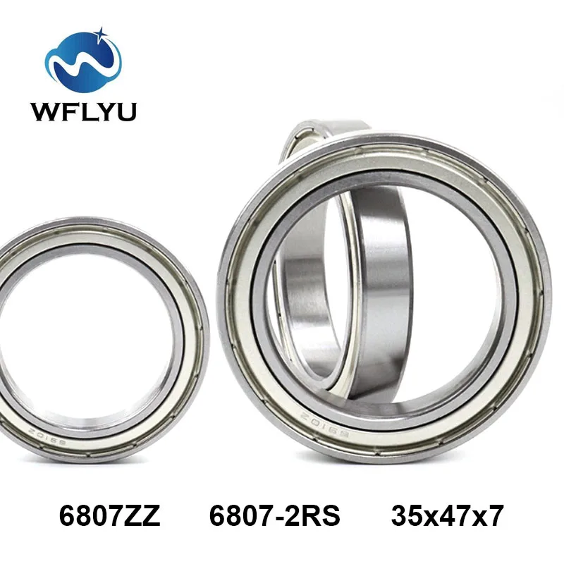 

WFLYU 5 шт. 35x47x7 мм 6807ZZ 6807-2RS шарикоподшипник 6807 ABEC-7 радиальный шарикоподшипник с высоким качеством