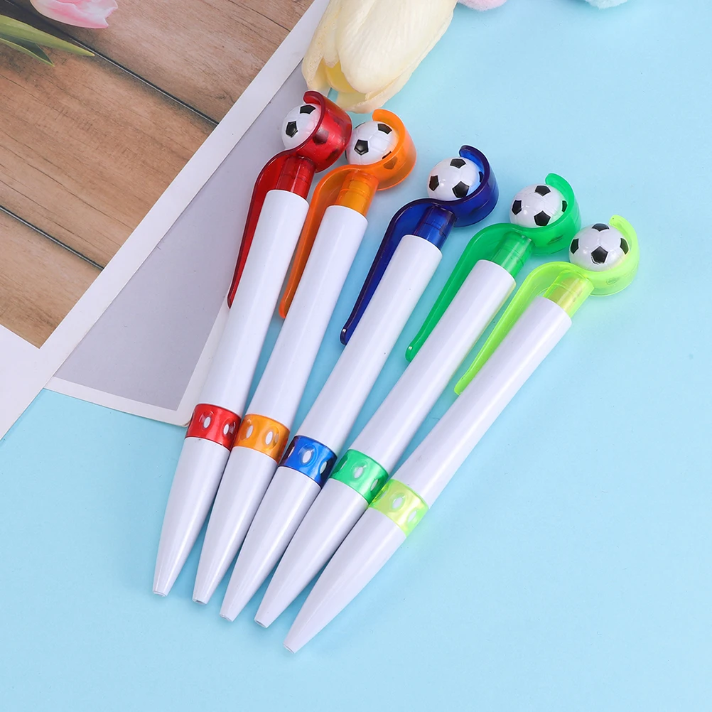 

10 Pcs Football Pen Ballpoint Soccer Pens School Ball-point Student Office