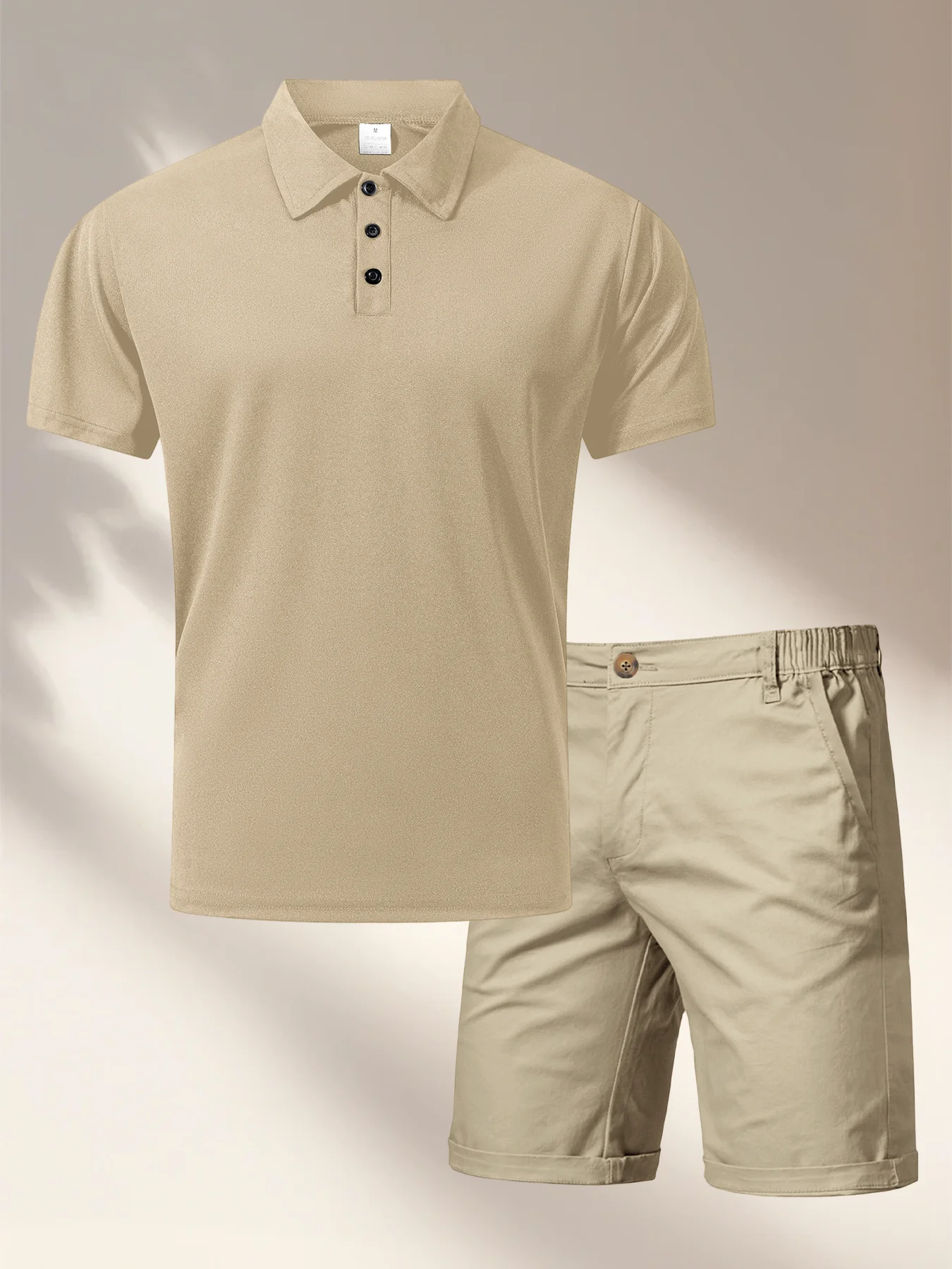 Shorts Chino Slim - Men's Set Summer Vacation Tracksuit Solid
