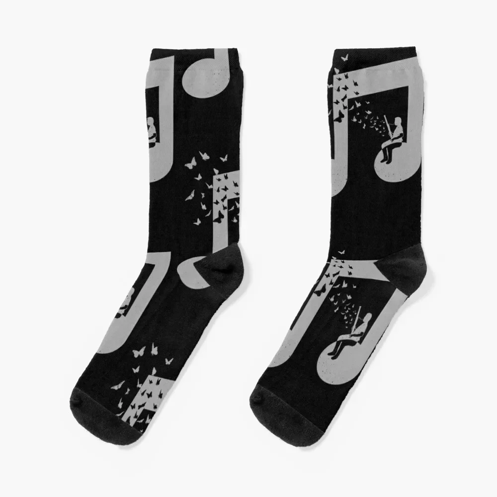 Música de fagote-Anime Golf Socks, adequado para homens e mulheres, Music Theme Design