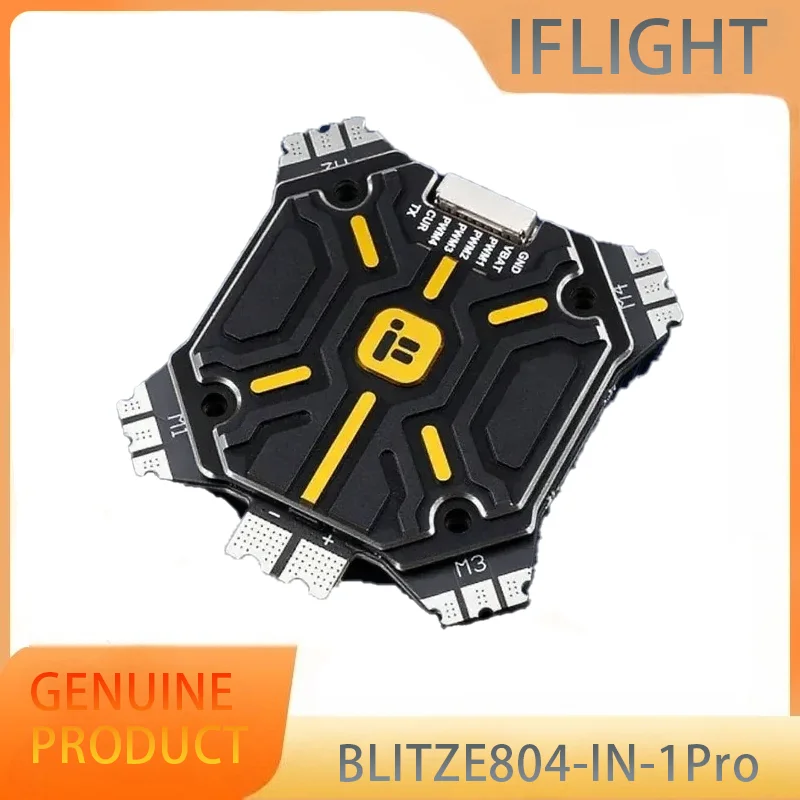 

IFlight BLITZ E80 Pro 4-IN-1 ESC (G2) with 35x35mm Mounting Holes for RC FPV Racing Drone