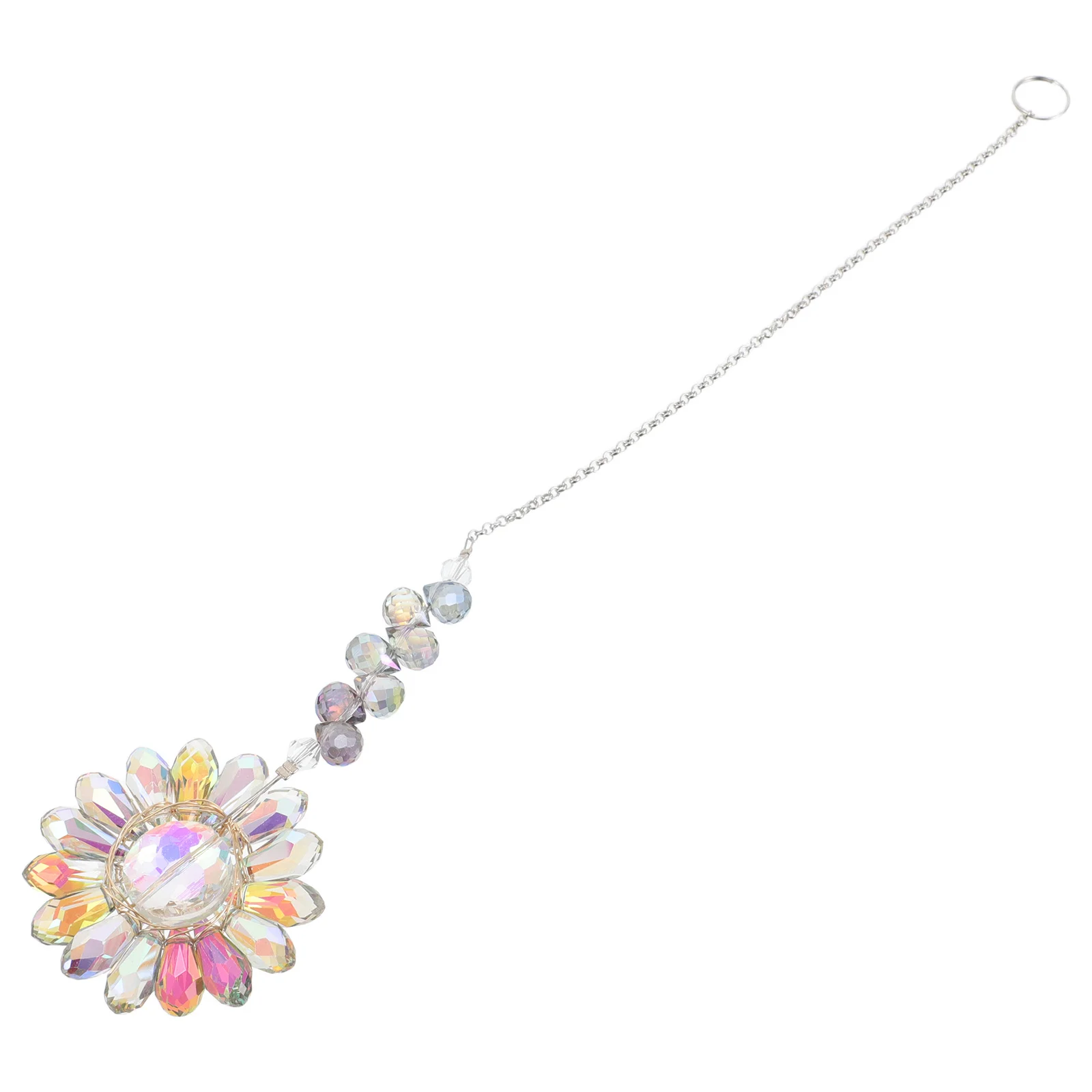 

Crystal Sun Catcher Sunflower Hanging Ornament For Window Indoor Garden Home Decoration Modern Suncatcher Prism Glass