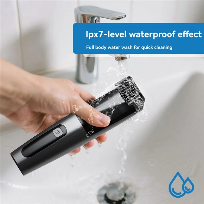 ماكينة تشذيب اللحية T83C-مكنسة كهربائية مدمجة لسوالف الشارب، ماكينة تشذيب شعر الوجه #3