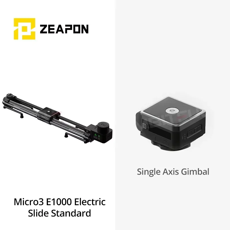 ZEAPON Micro 3 M500 M700 M1000 E500 E700 E1000 Motorisierter Schieber DSLR-Kamera Video Double Distance Portable Slider PS-E1 PD-E1
